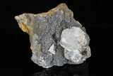 Herkimer Diamond Crystal Cluster on Druzy Quartz - New York #175392-1